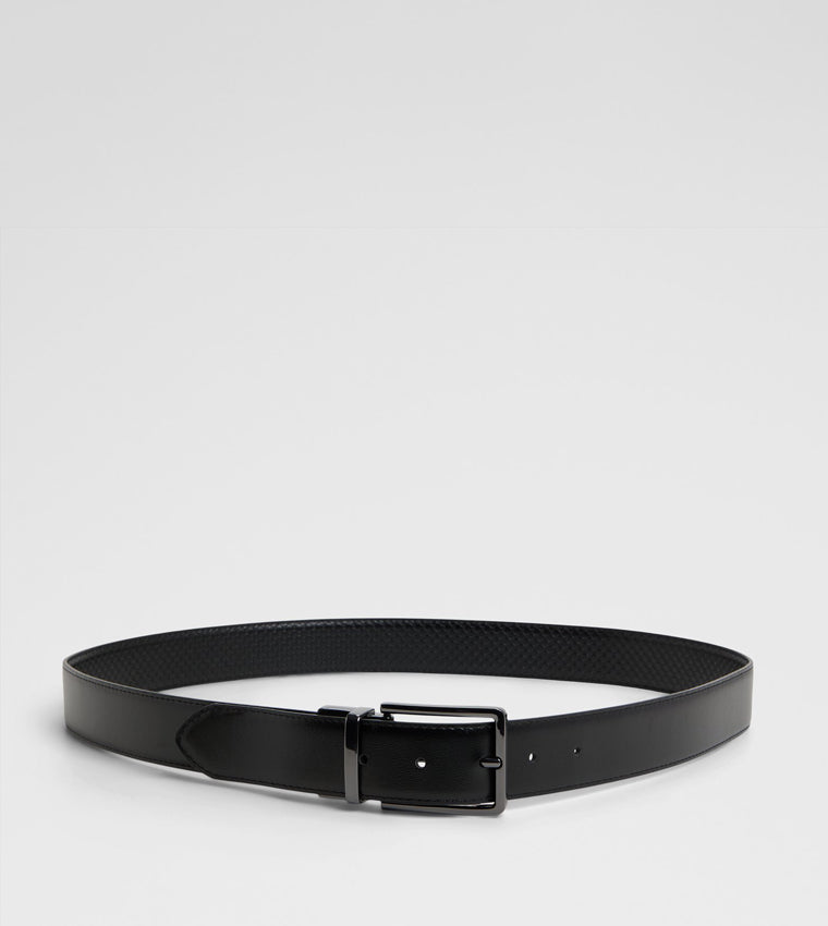 Aldo ABATHIEN Textured Buckle Belt (Men's)
