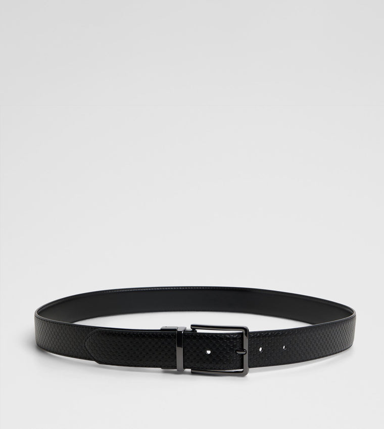 Aldo ABATHIEN Textured Buckle Belt (Men's)