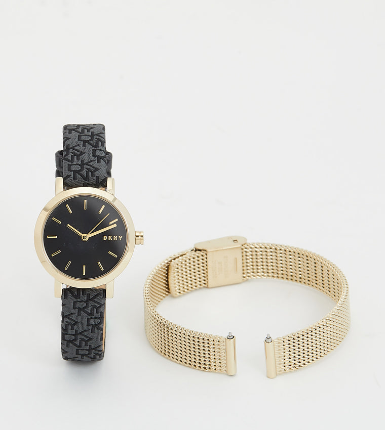 Dkny SOHO MIDI Black Dial Analog Watch