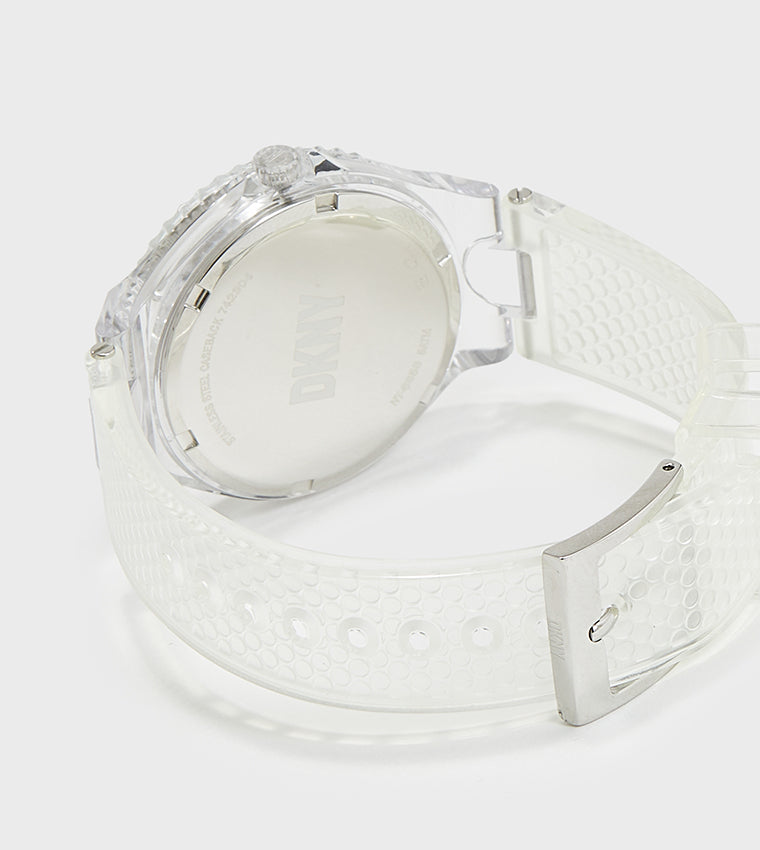 Dkny CHAMBERS White Dial Analog Watch