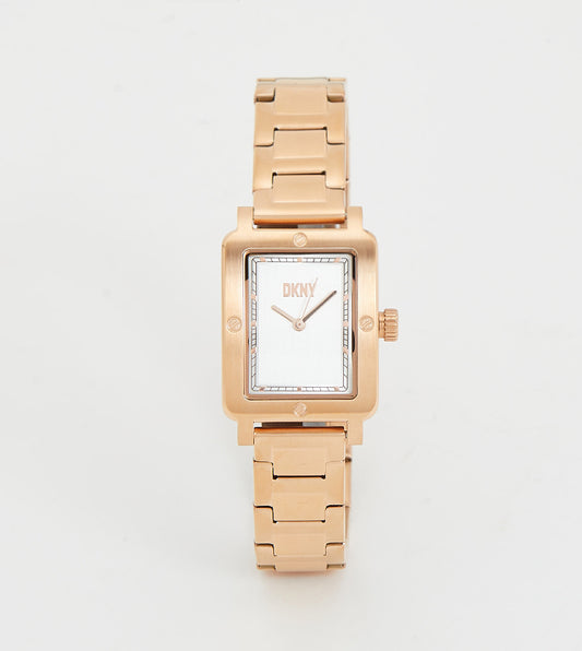 Dkny CITY RIVET White Dial Analog Watch