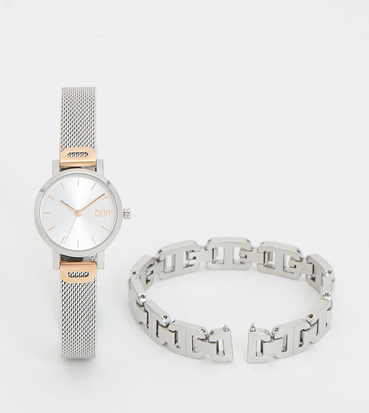 Dkny SOHO Silver Dial Analog Watch