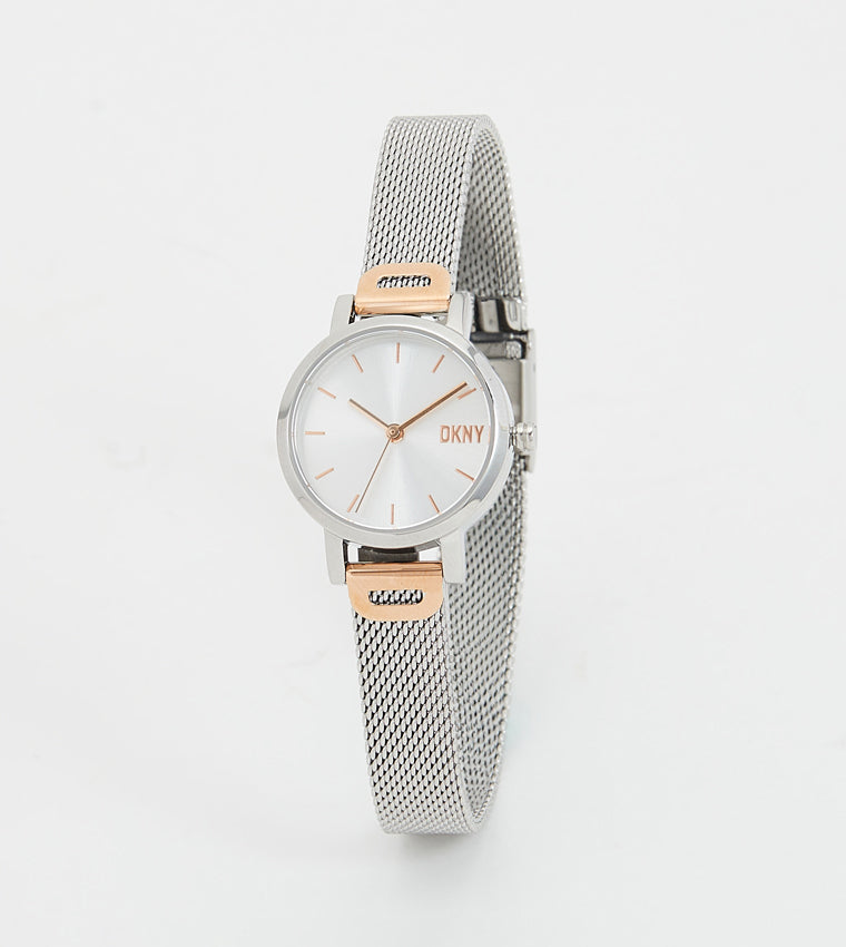 Dkny SOHO Silver Dial Analog Watch