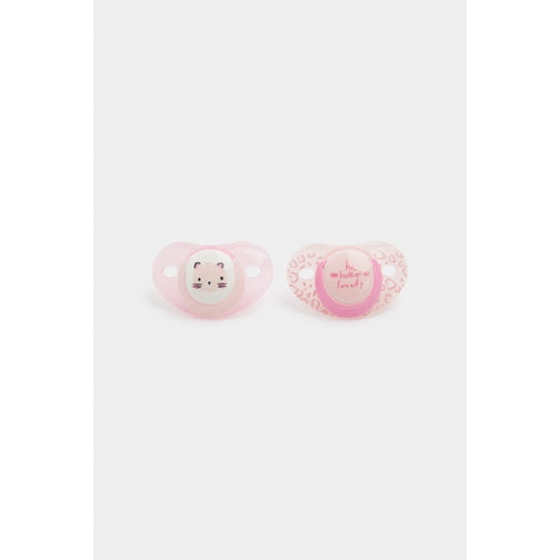 Mothercare Tiger Soothers 6-12 Months - 2 Pack