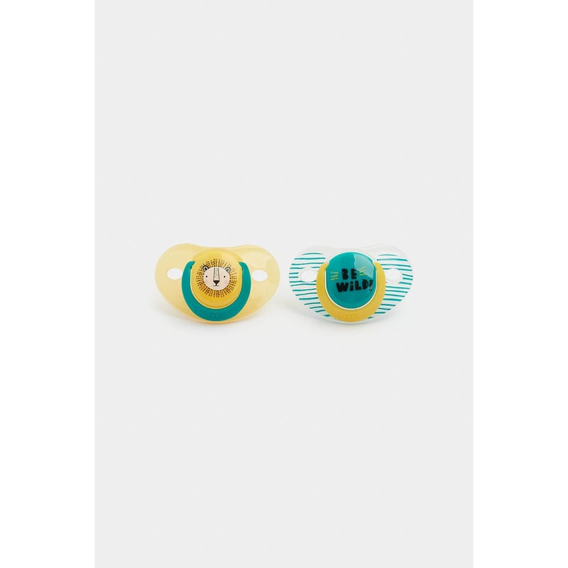 Mothercare Lion Soothers 6-12 Months - 2 Pack