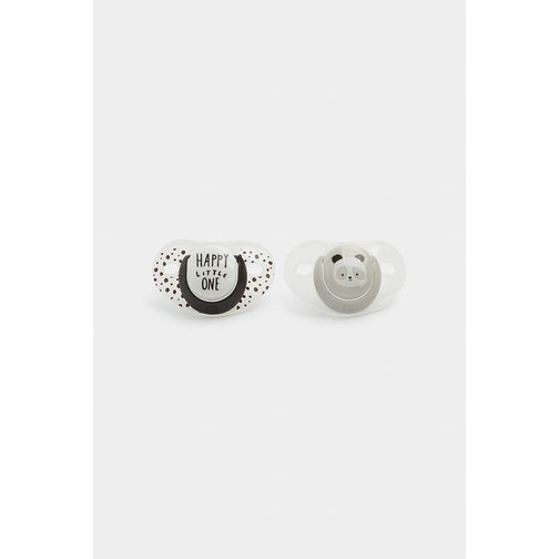 Mothercare Panda Soothers 6-12 Months - 2 Pack