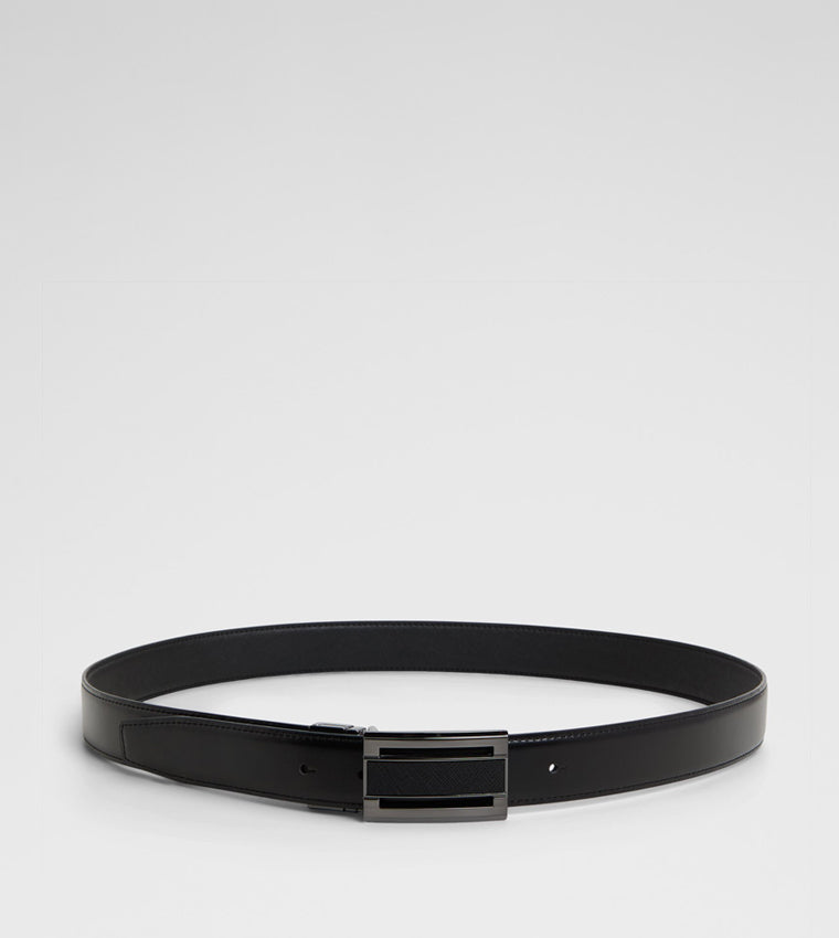 Aldo CHIASCIO Textured Buckle Belt (Men's)