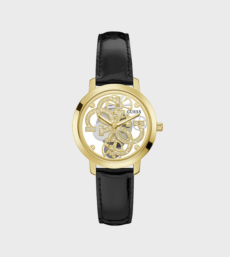 Guess Quattro Clear Quartz Analog Watch 36mm