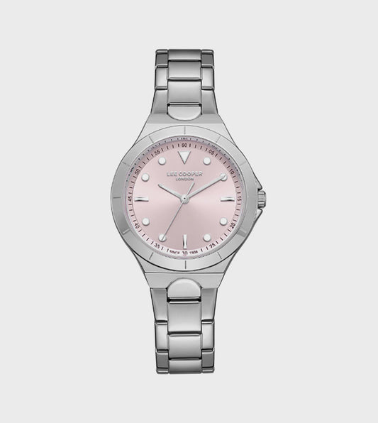 Lee Cooper Pink Dial Analog Watch