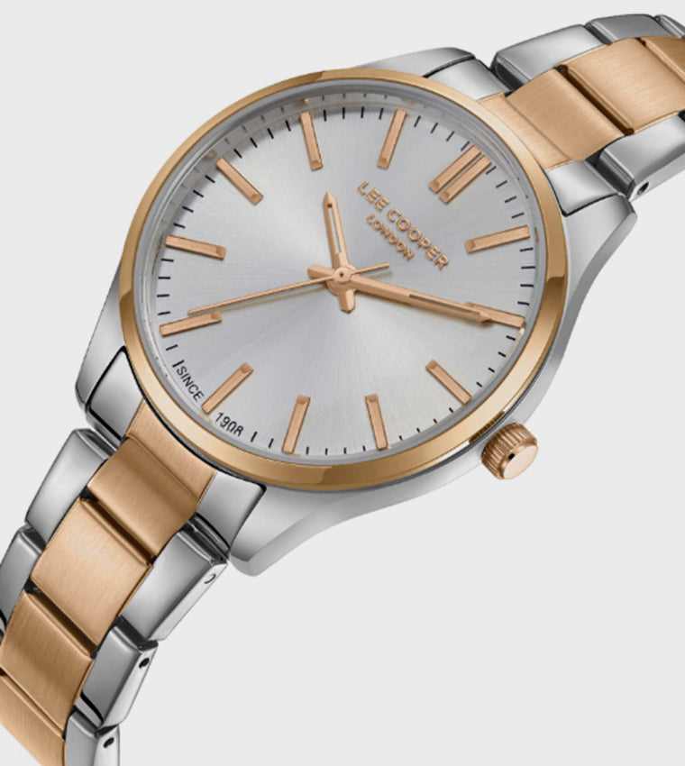 Lee Cooper Silver Dial Analog Watch