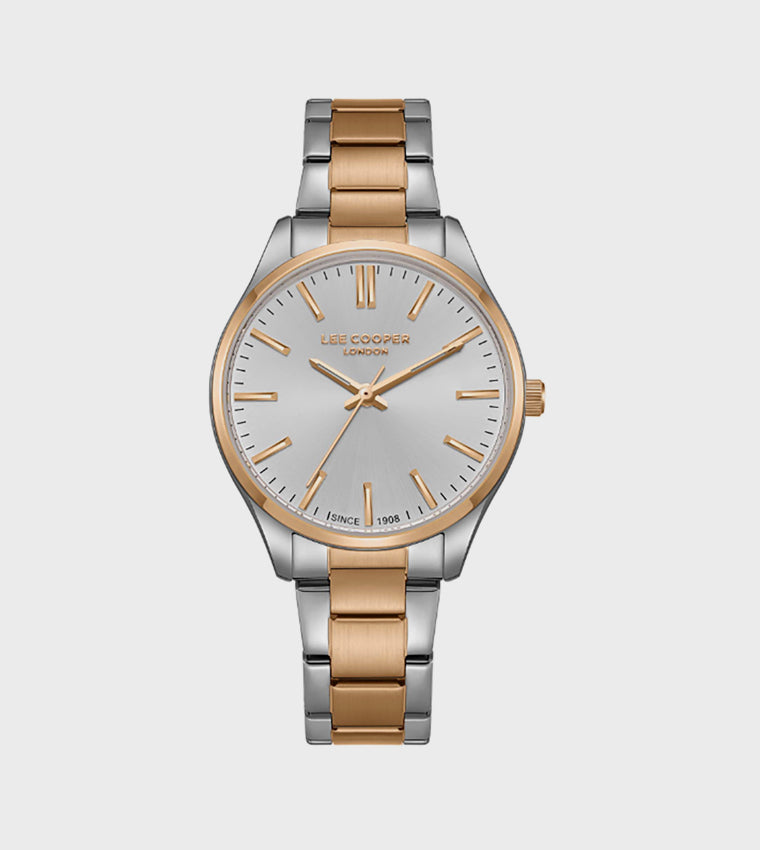 Lee Cooper Silver Dial Analog Watch
