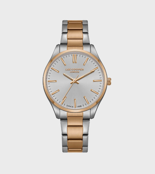 Lee Cooper Silver Dial Analog Watch
