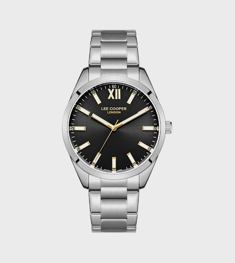 Lee Cooper Black Dial Analog Watch