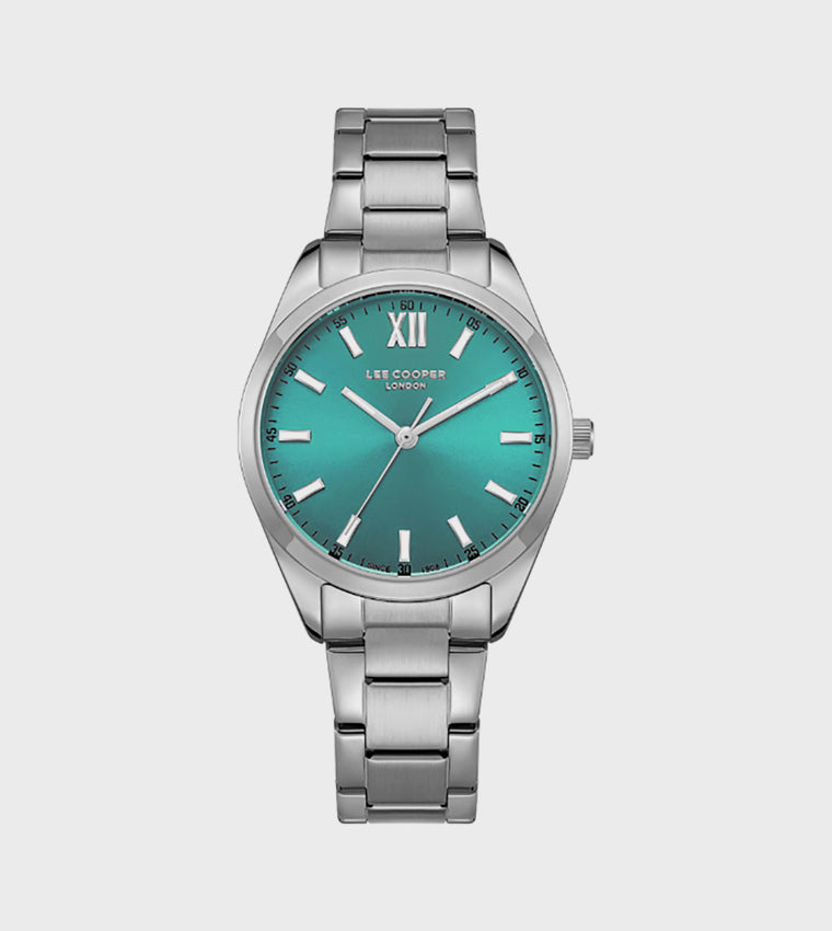 Lee Cooper Turquoise Dial Analog Watch