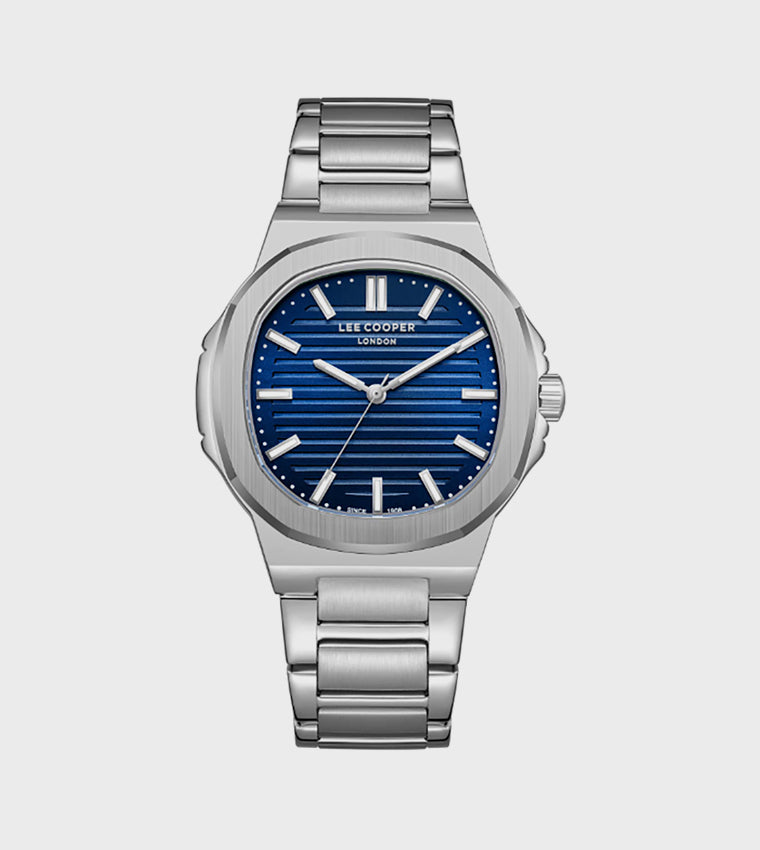 Lee Cooper Blue Dial Analog Watch
