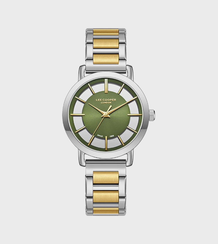 Lee Cooper Green Dial Analog Watch