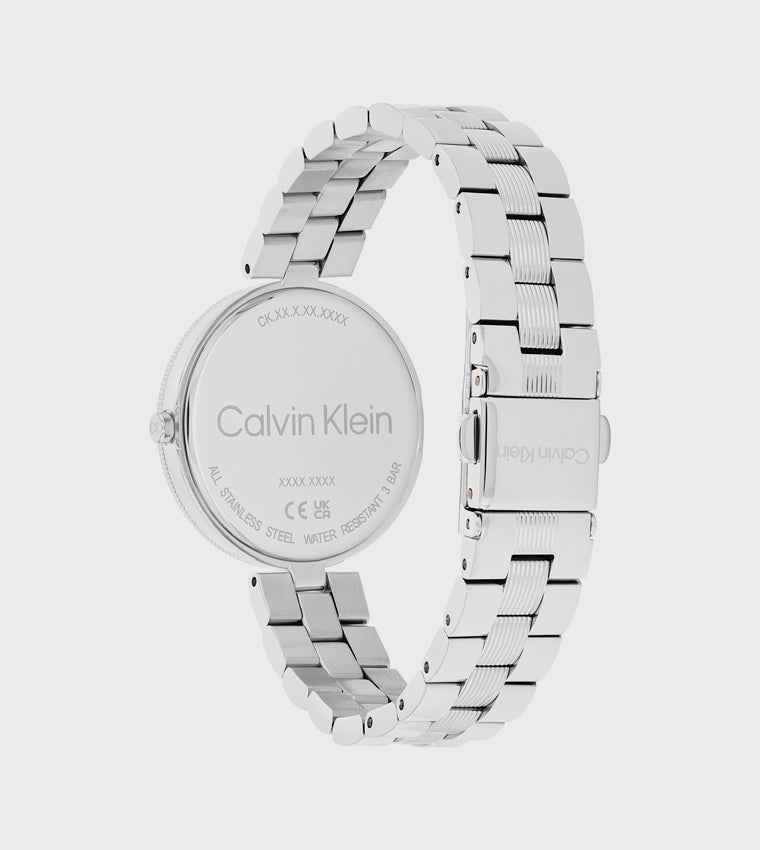 CK Blush Dial Stainless Steel Analog Watch