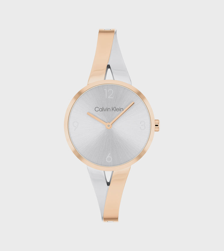 CK Silver Dial Stainless Steel Analog Watch