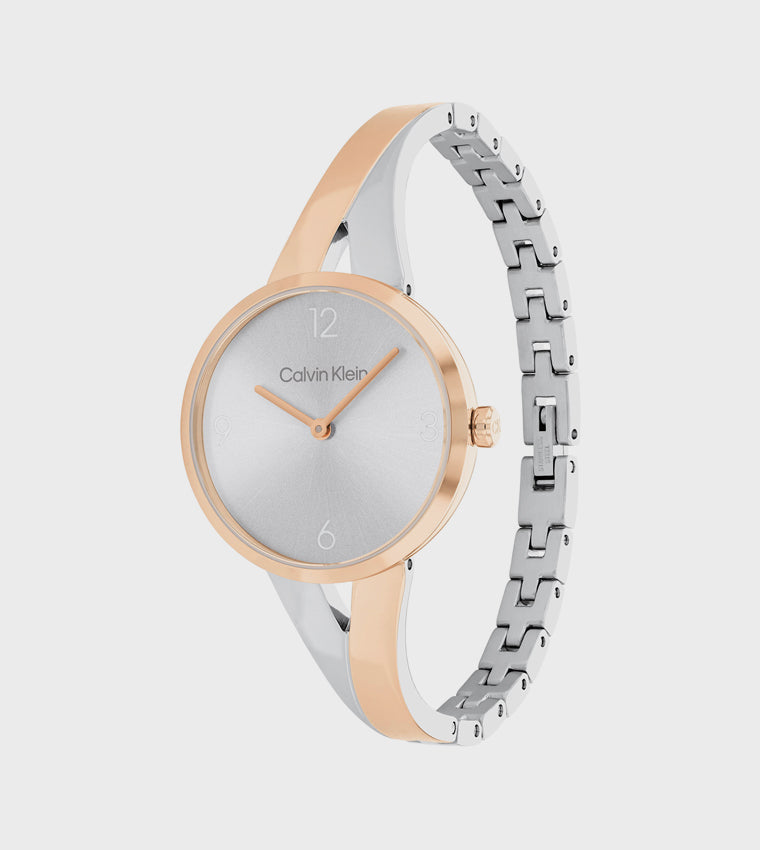 CK Silver Dial Stainless Steel Analog Watch