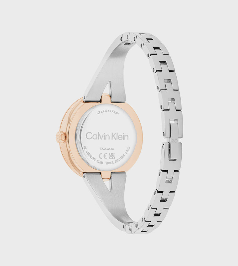 CK Silver Dial Stainless Steel Analog Watch