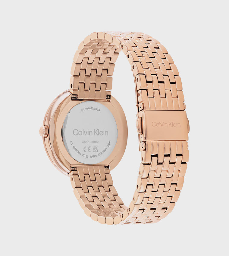 CK Silver Dial Steel Analog Watch