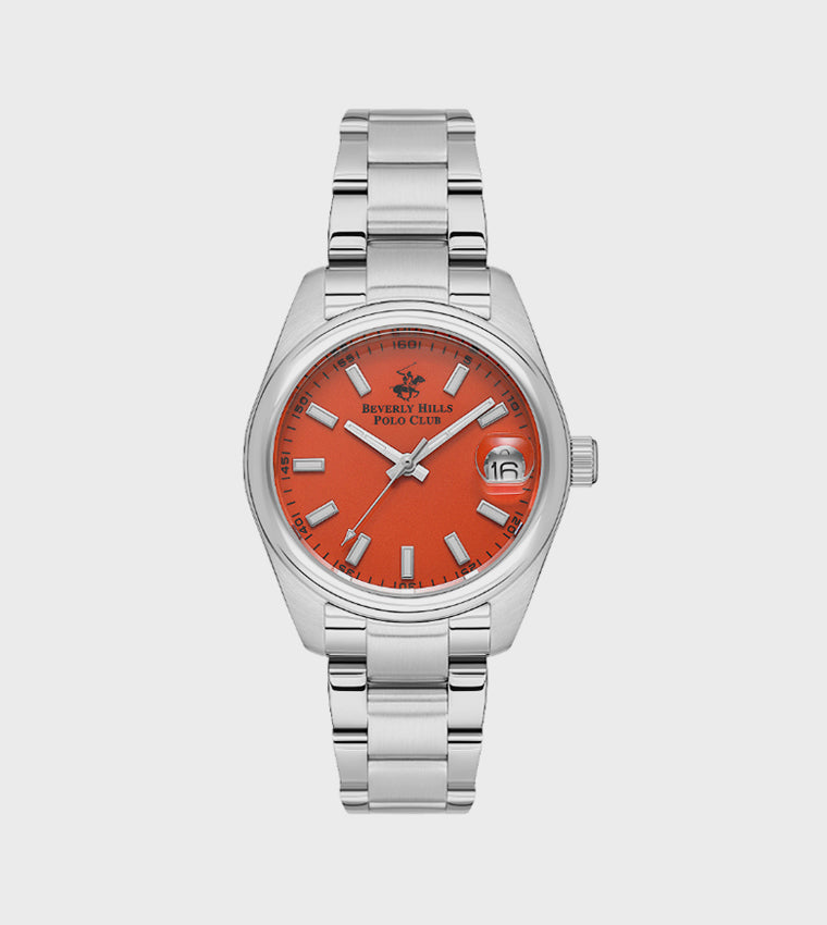Beverly Hills Polo Club Metal Strap Analog Watch