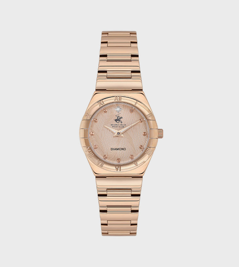 Beverly Hills Polo Club Metal Strap Analog Watch