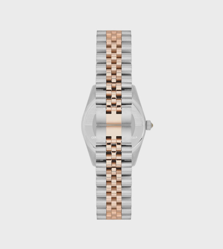 Beverly Hills Polo Club Embellished Metal Strap Analog Watch