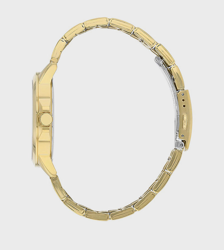 Citizen QUARTZ Beige Dial Analog Watch