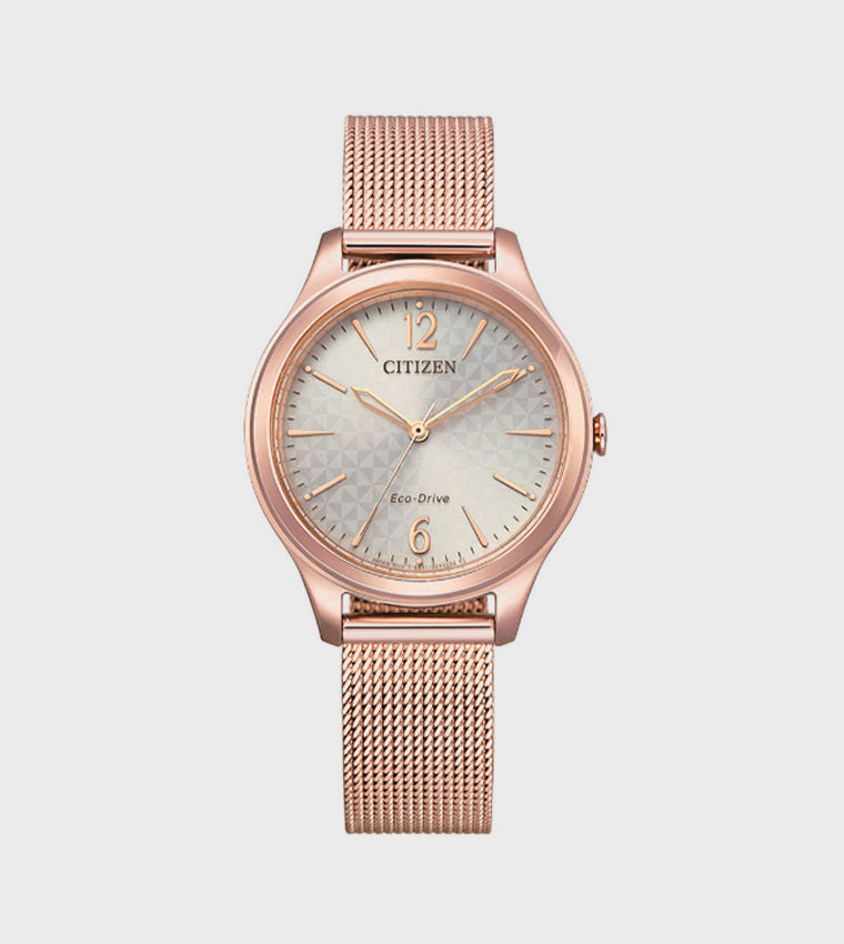 Citizen Silver Dial Eco-Drive Watch