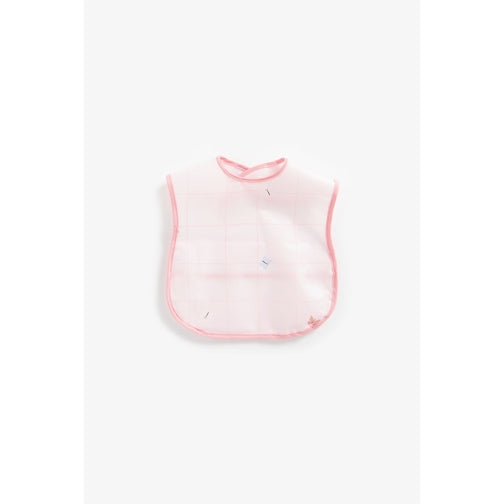 Mothercare Flutterby Toddler Crumb-Catcher Bibs - 2 Pack