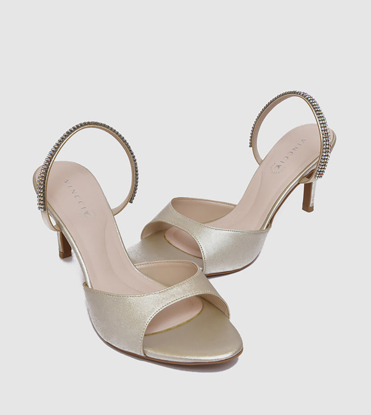 Vincci Embellished Heel Sandals