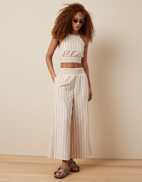 American Eagle High-Waisted Pull-On Wide-Leg Pant