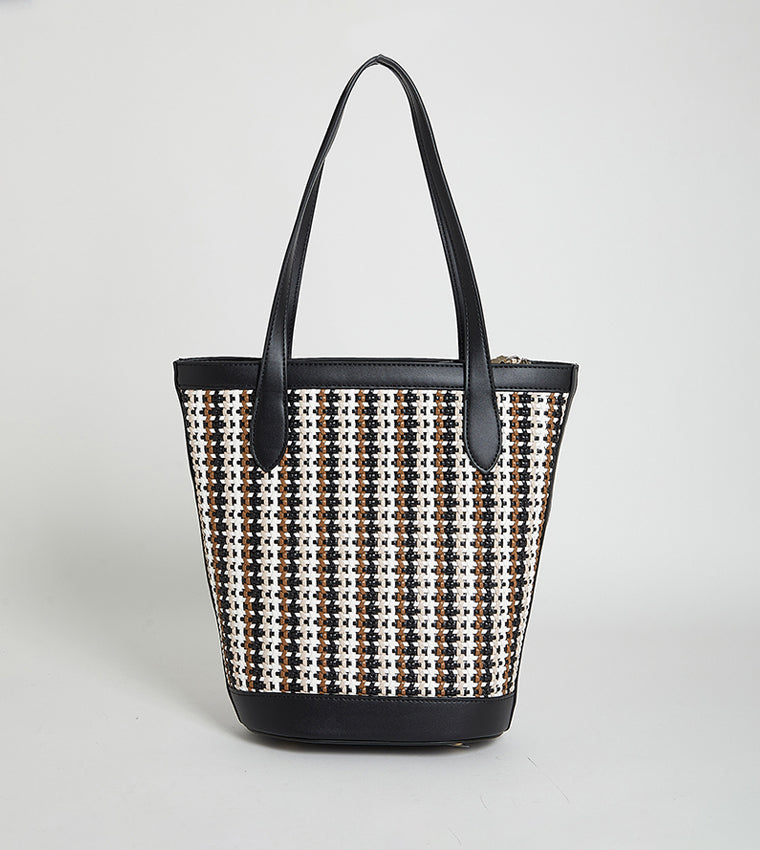 Guess EMELDA Logo Detail Tote Bag with Pouch