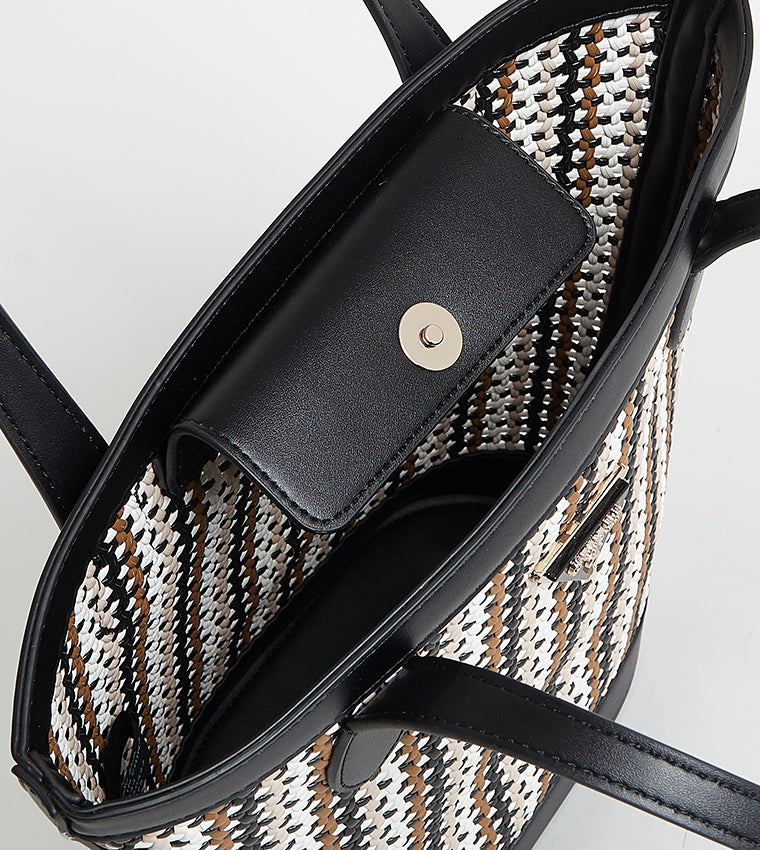 Guess EMELDA Logo Detail Tote Bag with Pouch