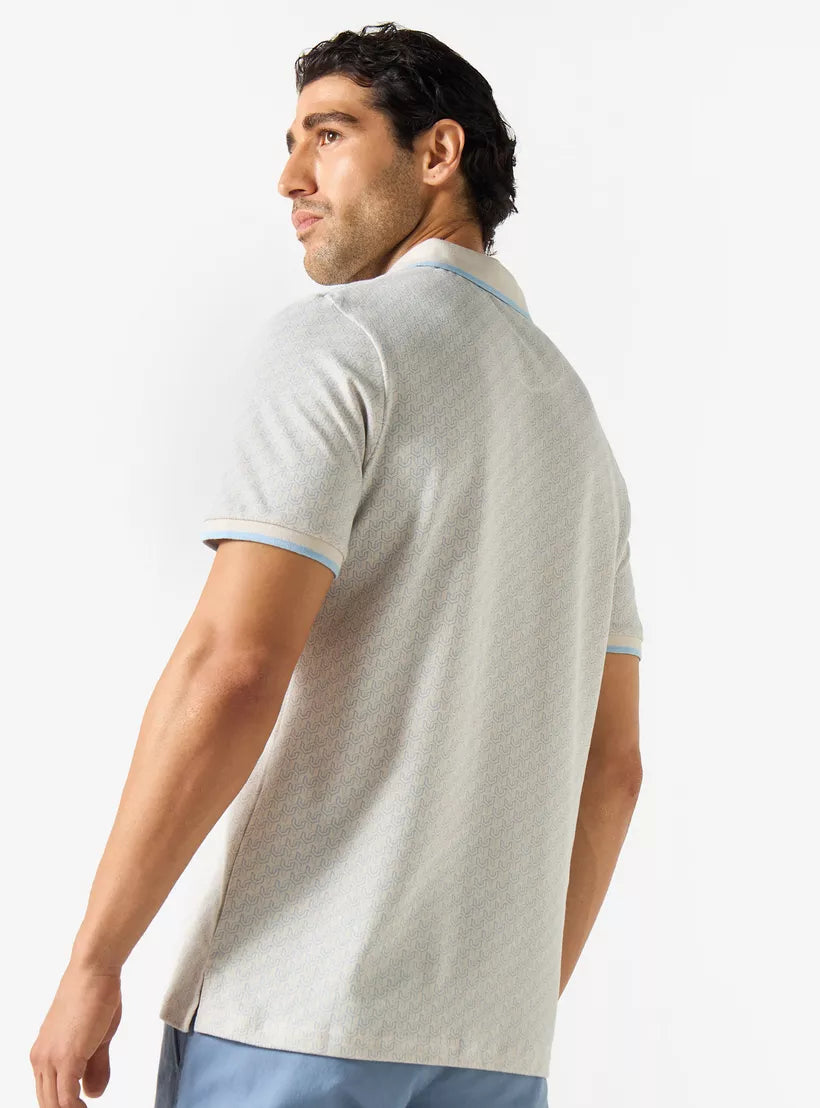 Splash Printed Polo T-shirt