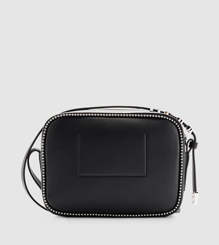 Hugo Beaded Trim Crossbody Bag