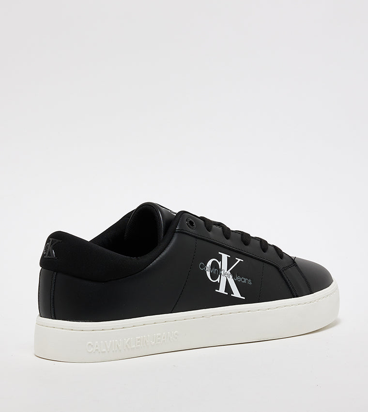 Calvin Klein Logo Printed Lace-Up Sneakers