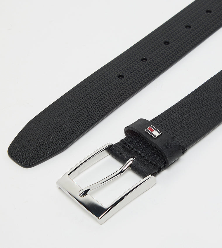 Tommy Hilfiger ADAN HERRINGBONE Leather Belt (Men's)