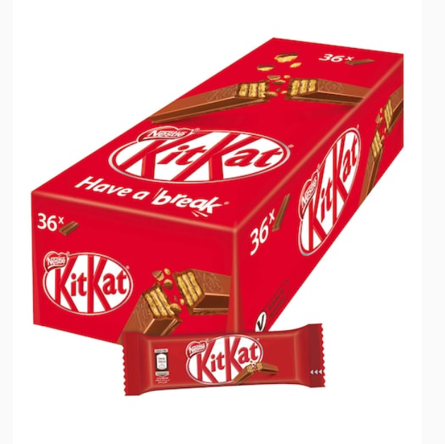 KitKat 2 Finger Milk Chocolate Wafer 17.7g x36