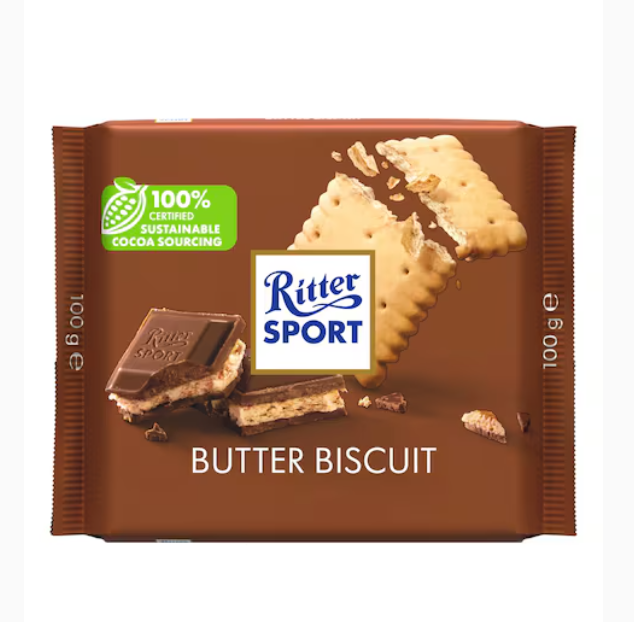 Ritter Sport Butter Biscuit Chocolate 100g