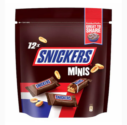 Snickers Mini Peanut Filled Chocolate 180g
