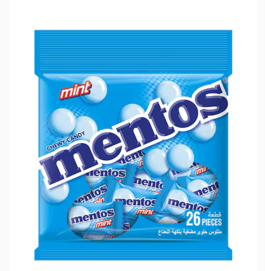 Mentos Mint Flavoured Chewy Candy x26