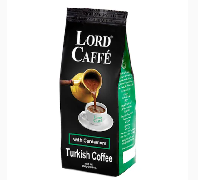 Lord Caffe Turkish Coffee With Cardamom 250g