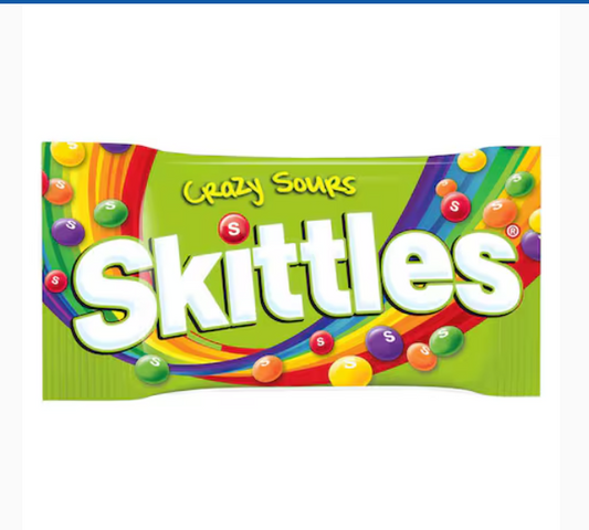 Skittles Crazy Sours Candy 38g