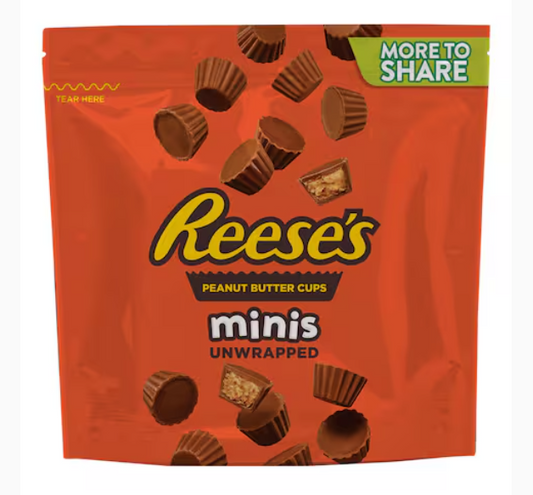 Reese's Peanut Butter Cups Minis Unwrapped Pouch 185g