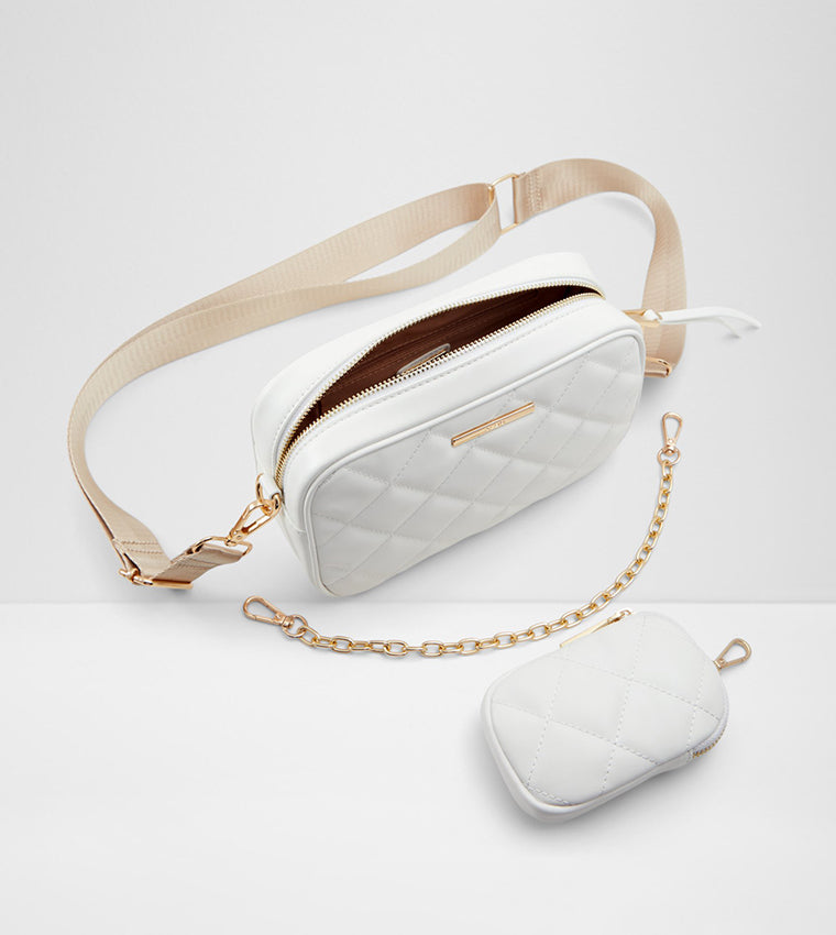 Aldo EVELIA Quilted Crossbody Bag with Pouch