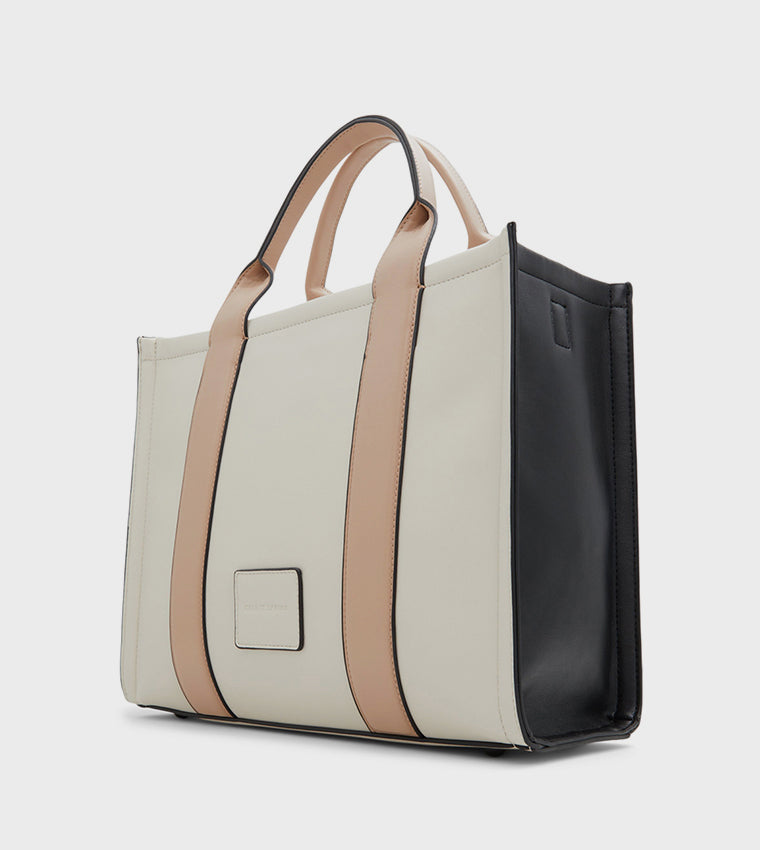 Call It Spring QOA Color Block Tote Bag