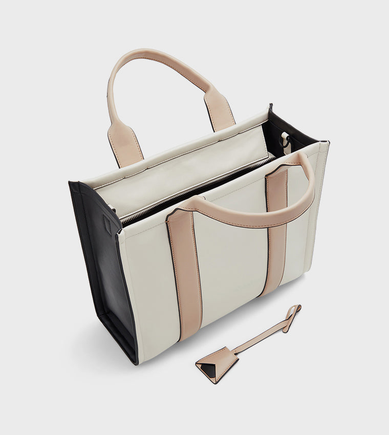 Call It Spring QOA Color Block Tote Bag